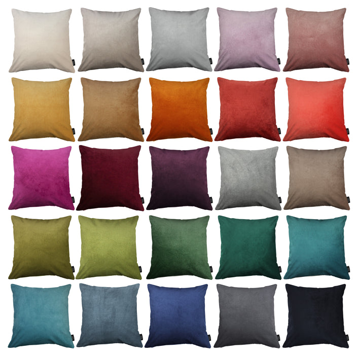 Matt Charcoal Velvet Modern Look Plain Cushion