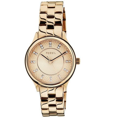 Modern Sophisticate Three-Hand Rose Gold-Tone Stainless Steel Watch BQ1571