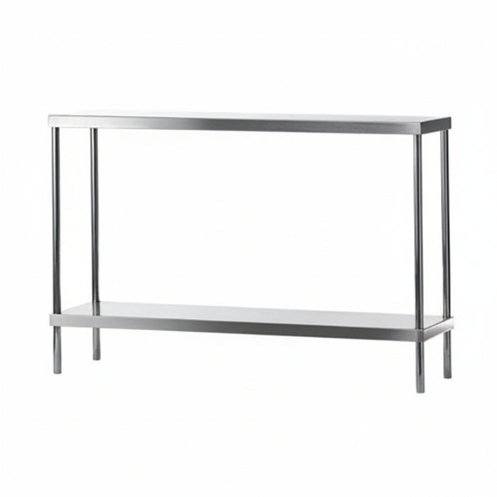 Rosko RO-OSD-4812 12" x 48" 18 Gauge Stainless Steel Double Overshelf