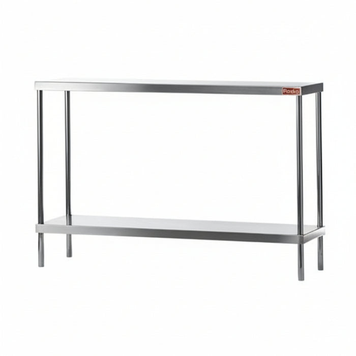 Rosko RO-OSD-6012 12" x 60" 18 Gauge Stainless Steel Double Overshelf
