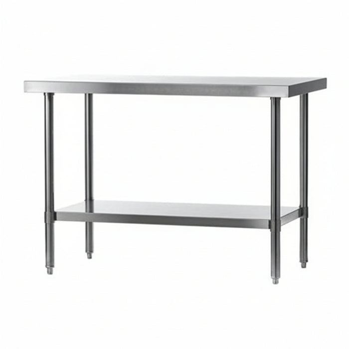 Rosko RO-WT-2424 24" x 24" 18 Gauge Stainless Steel Work Table