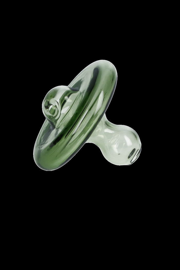 Green glass cannabis oil domeless nail.