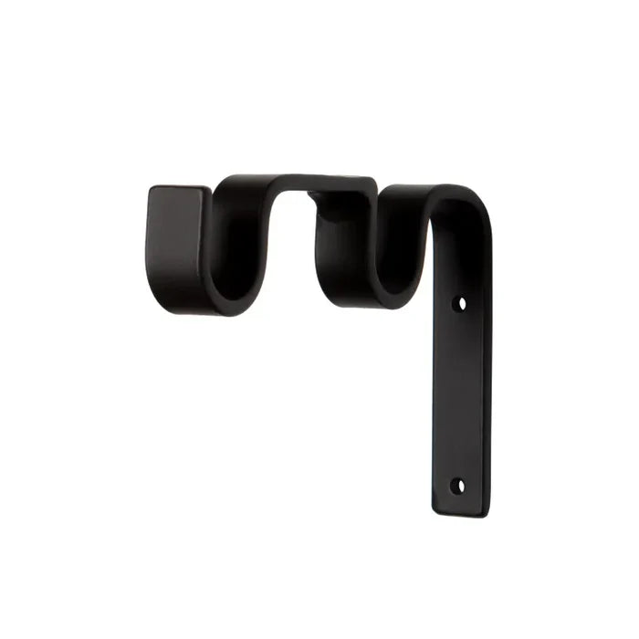 Standard Double Curtain Rod Mount - 7/8