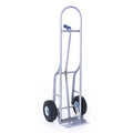 Steel Delivery Truck Single Pin Handle w/ Pneumatic Wheels (55"H) in Blue by Dutro