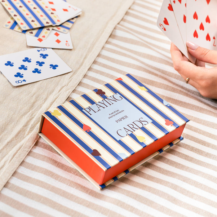 Suits & Stripes Playing Cards