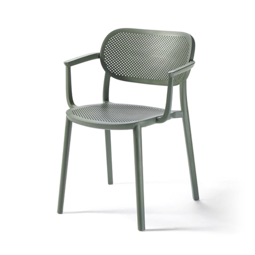 Tarrison AS35523A Nuta Restaurant Arm Chair Green