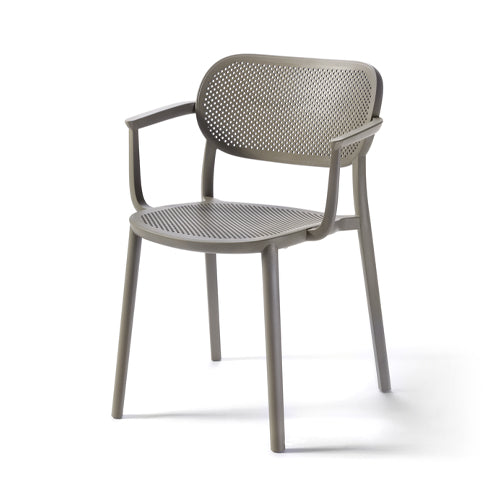 Tarrison AS35555A Nuta Restaurant Arm Chair Grey