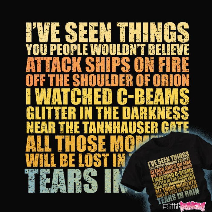 Daily_Deal_Shirts Tears In Rain Tears In Rain