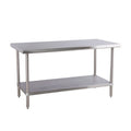 Thorinox DSST-3036-GS 30" x 36" 18 Gauge Stainless Steel Work Table