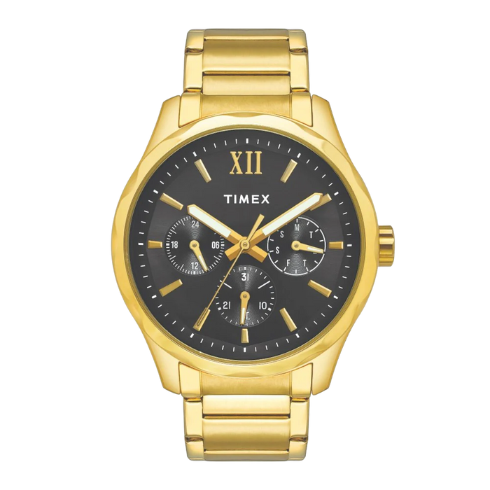 Timex Empera Men's Black Dial Round Case Multifunction Function Watch -TW0TG7603