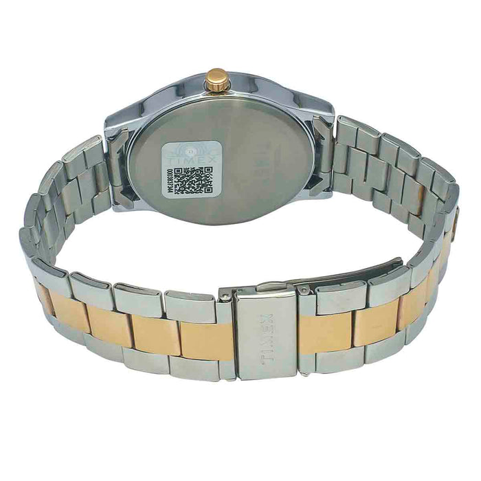 Timex Fashion Men's Black Dial Round Case 3 Hands Function Watch -TW0TG8305