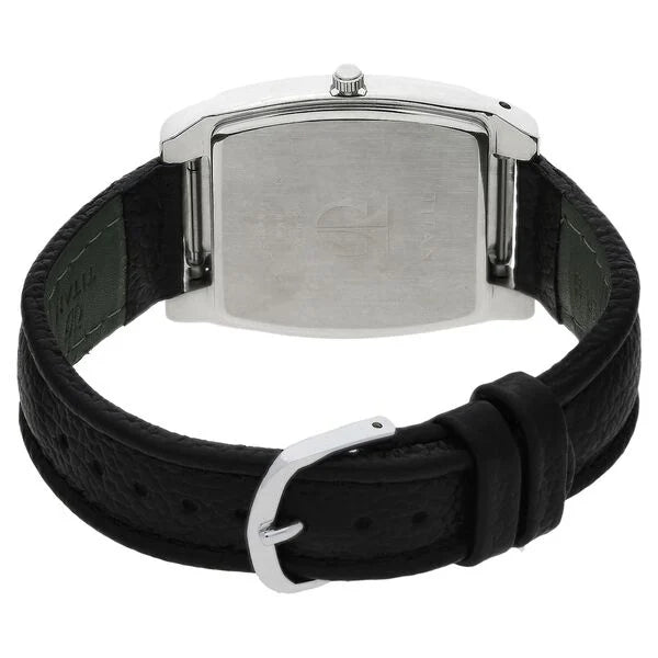 Titan Braille Silver Dial Analog Leather Strap watch for Men nr1854sl01 / 1854sl01