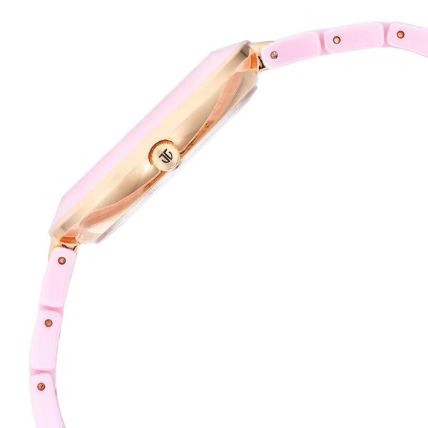 Titan Purple CeramicsPink Dial Analog Ceramic Strap watch for Women 95189kc03