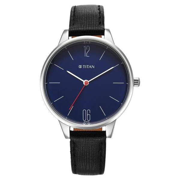 Titan Quartz Analog Blue Dial Watch for Women 2648sl08