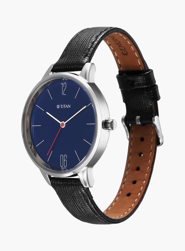 Titan Quartz Analog Blue Dial Watch for Women 2648sl08