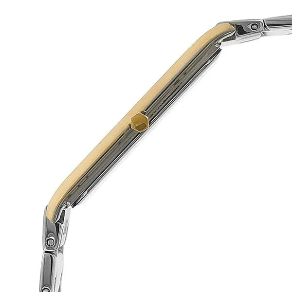 Titan Quartz Analog Champagne Dial Stainless Steel Strap Watch for Men 1043bm01