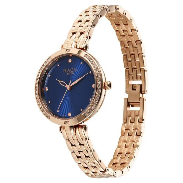 Titan Raga Showstopper Quartz Analog  Watch for Women 95266wm01