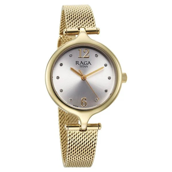 Titan Raga Showstopper Quartz Analog Watch for Women 95268ym01