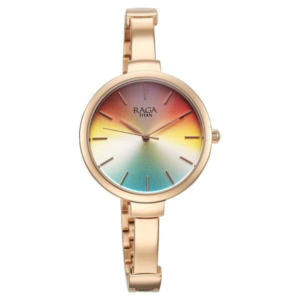 Titan Raga Showstopper Quartz Analog Watch for Women 95273wm01