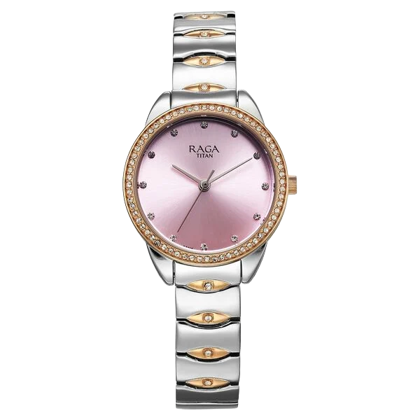 Titan Raga Showstopper Quartz Analog Watch for Women 95281km01