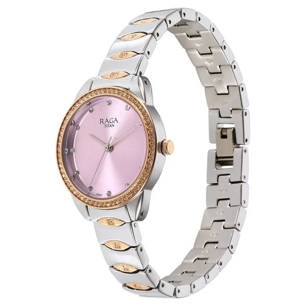 Titan Raga Showstopper Quartz Analog Watch for Women 95281km01