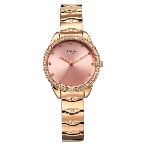 Titan Raga Showstopper Quartz Analog Watch for Women 95281wm01