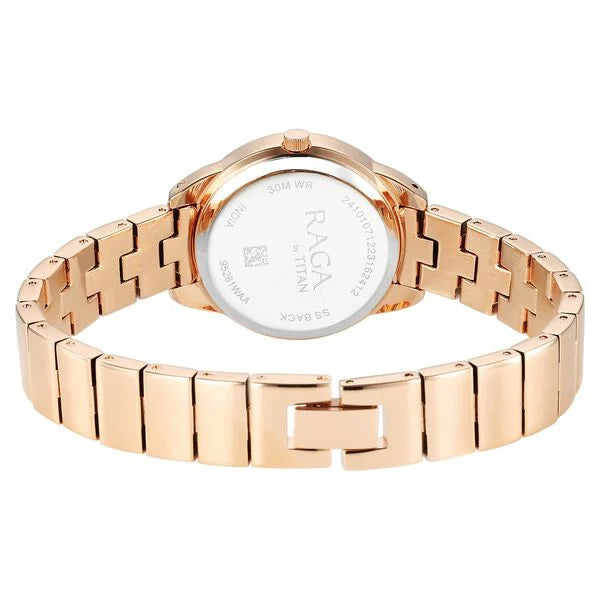 Titan Raga Showstopper Quartz Analog Watch for Women 95281wm01