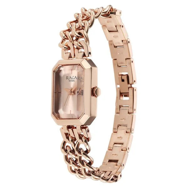 Titan Raga Showstopper Quartz Analog Watch for Women 95283wm01
