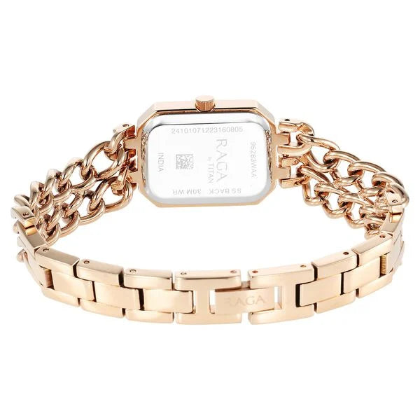 Titan Raga Showstopper Quartz Analog Watch for Women 95283wm01