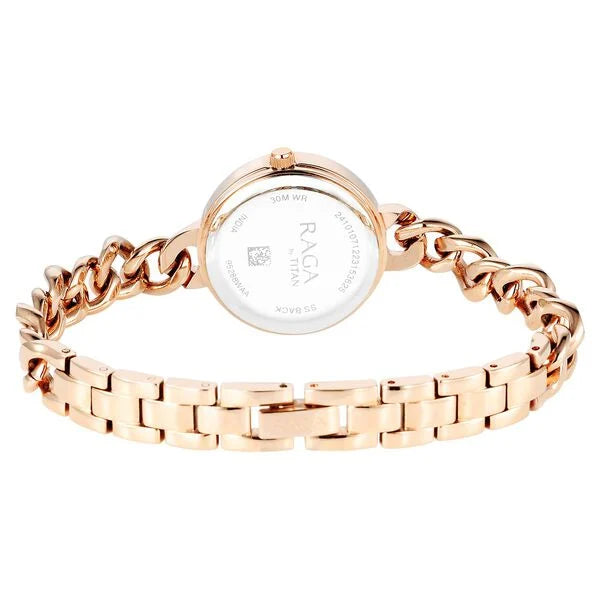 Titan Raga Showstopper Quartz Analog Watch for Women 95288wm01w