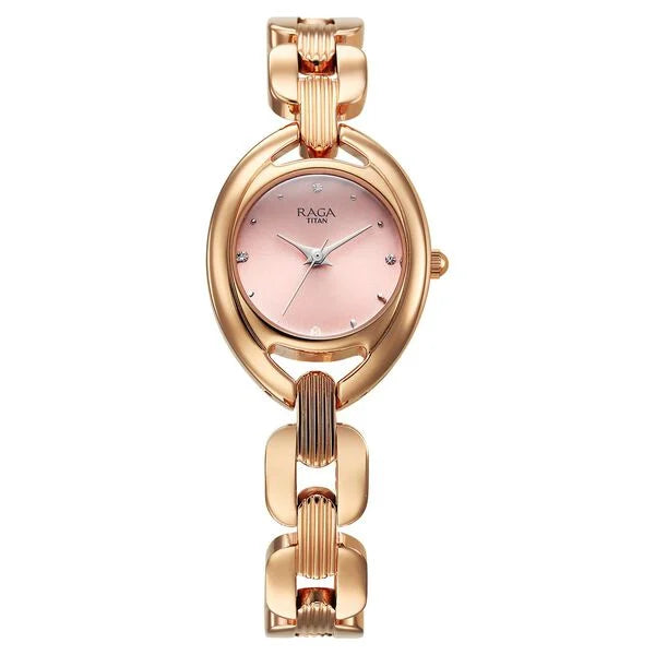 Titan Raga Showstopper Quartz Analog Watch For Women 95306wm01