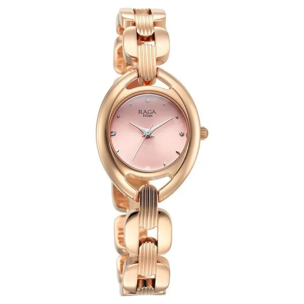 Titan Raga Showstopper Quartz Analog Watch For Women 95306wm01