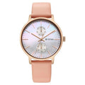 Titan Workwear Slimline Mother Of Pearl Dial Analog Leather Strap Watch for Women 95143wl01