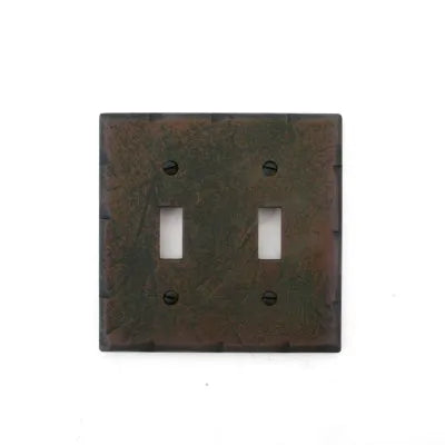 Toggle style 2 Gang Switch Plate