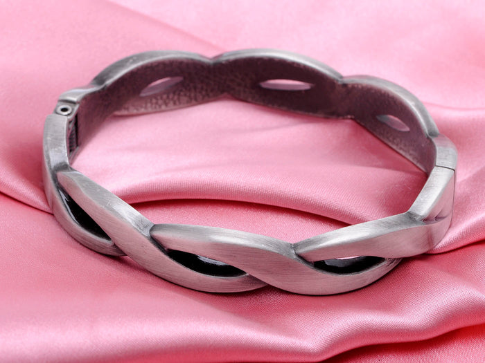 Twisted Braid Thin Greek Bangle Bracelet