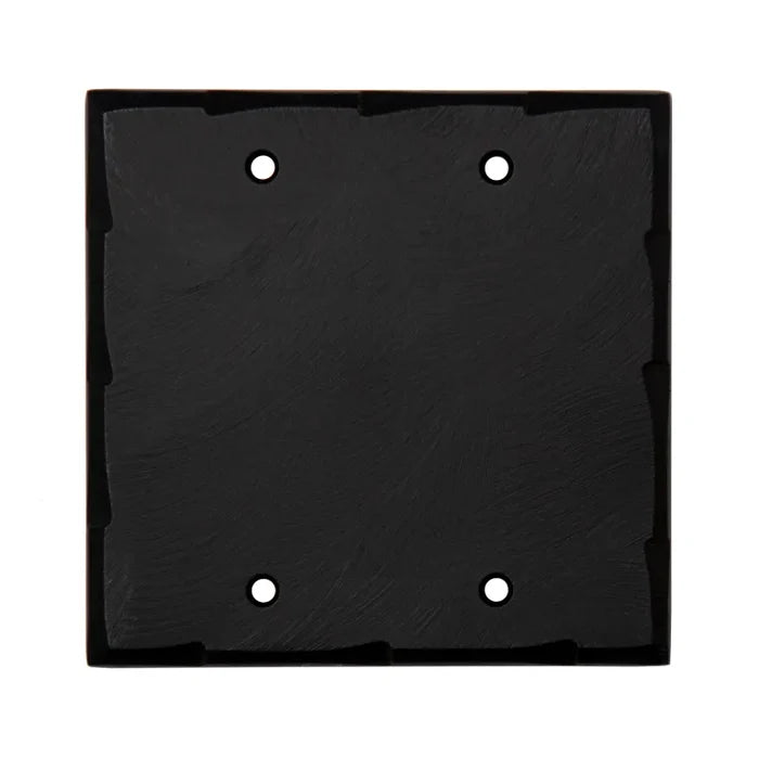 Two Gang Blank Plate