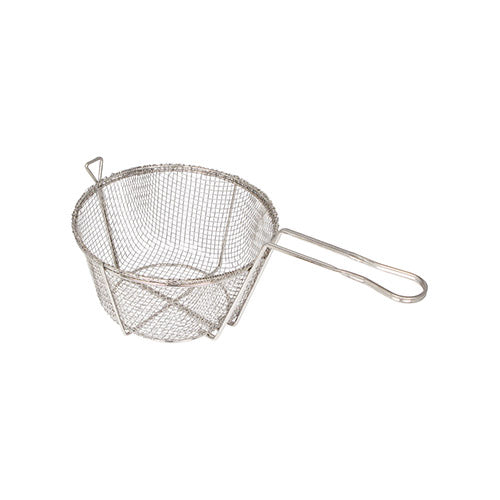 Winco FBR-8 8 1/2" x 4 1/4" Round Coarse Mesh Fry Basket