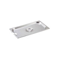 Winco SPCT 1/3 Size Stainless Steal Slotted Steam Table / Hotel Pan Cover