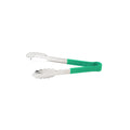 Winco UTPH-9G 9" Green Heat Resistant Utility Tong