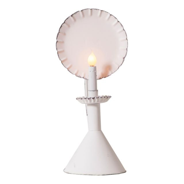 Wired Accent Light on Cone in Rustic White