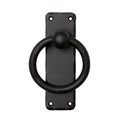 Wrought Iron Door Knocker with Long Back Plate